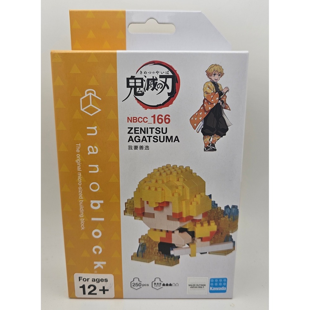Nanoblock Demon Slayer Zenitsu Agatsuma NBCC_166 Micro-Sized Building Block